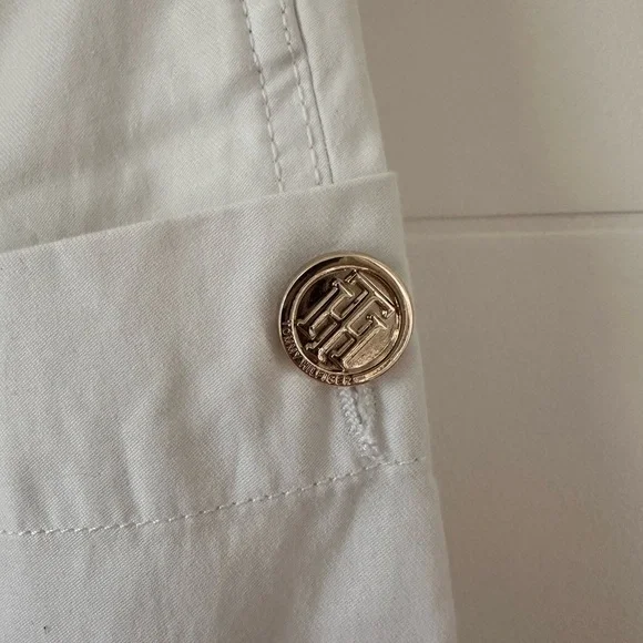 Tommy Hilfiger White Cargo Trousers - Picture 4 of 6